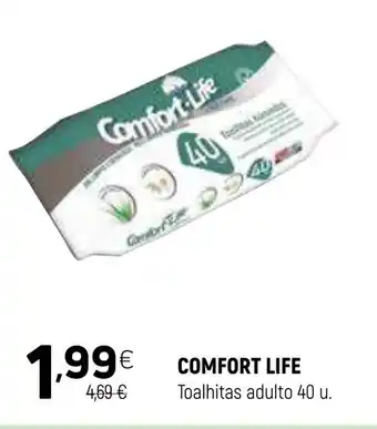 Coviran COMFORT LIFE Toalhitas adulto 40 u. promoção