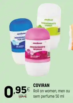 Coviran COVIRAN Roll on women, men ou sem perfume promoção