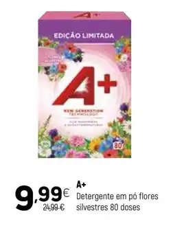 Coviran A+ Detergente em pó flores silvestres 80 doses promoção