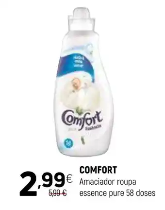 Coviran COMFORT Amaciador roupa essence pure 58 doses promoção