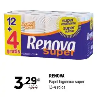 Coviran RENOVA Papel higiénico super promoção