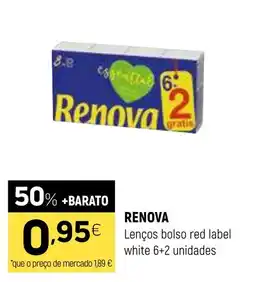 Coviran RENOVA Lenços bolso red label white promoção