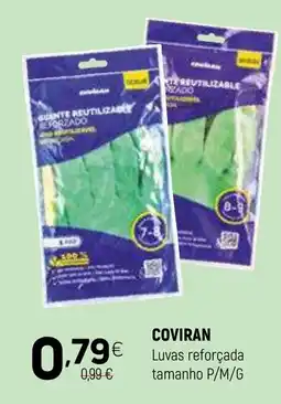 Coviran COVIRAN Luvas reforçada tamanho P/M/G promoção