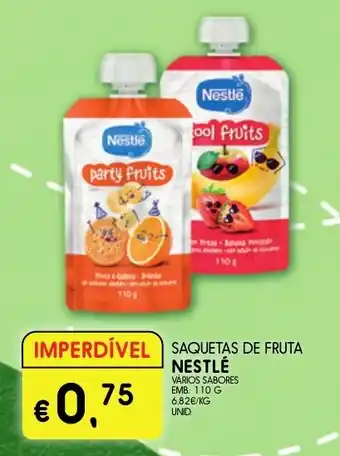 Meu Super Saquetas de fruta nestlé promoção