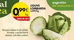 Pingo Doce Couve lombarda promoção