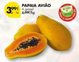 Pingo Doce Papaia avião promoção