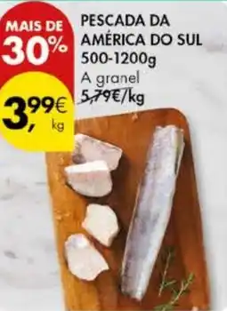 Pingo Doce Pescada da américa do sul 500-1200g a granel promoção