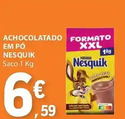 E.Leclerc Achocolatado formato em pó nesquik saco promoção