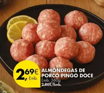 Pingo Doce Almondegas de porco pingo doce promoção