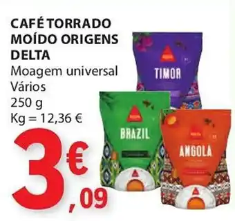 E.Leclerc Café torrado moído origens delta promoção