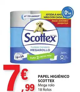 E.Leclerc Papel higiénico scottex promoção