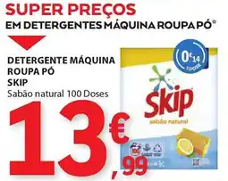 E.Leclerc Detergente máquina roupa pó skip promoção