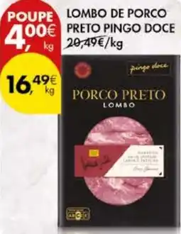 Pingo Doce Lombo de porco preto pingo doce promoção