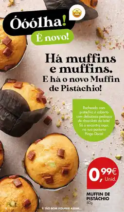 Pingo Doce Muffin de pistachio promoção