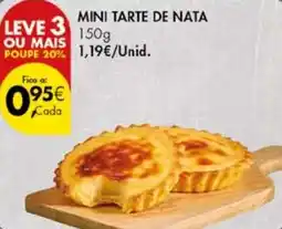 Pingo Doce Mini tarte de nata promoção