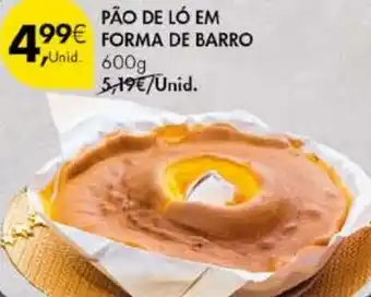 Pingo Doce Pão de ló em forma de barro promoção