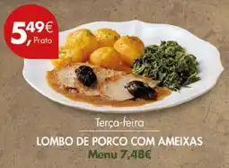 Pingo Doce Lombo de porco com ameixas promoção