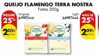 Pingo Doce Queijo flamengo terra nostra fatias promoção