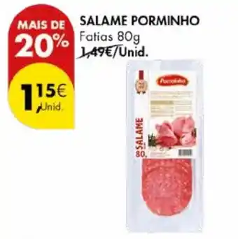 Pingo Doce Salame porminho promoção