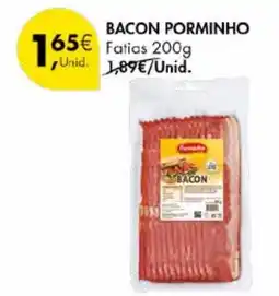 Pingo Doce Bacon porminho promoção