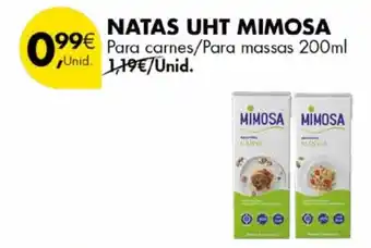 Pingo Doce Natas uht mimosa promoção