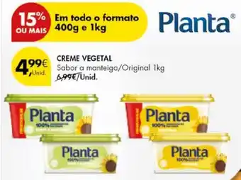 Pingo Doce Creme vegetal promoção