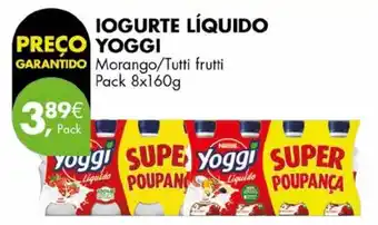 Pingo Doce Iogurte líquido yoggi promoção