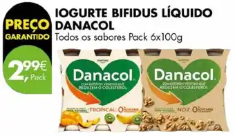 Pingo Doce Iogurte bifidus líquido danacol. promoção