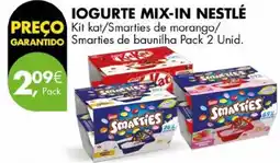 Pingo Doce Iogurte mix-in nestlé promoção