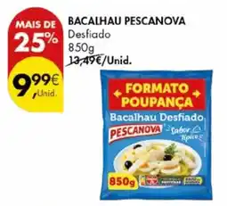 Pingo Doce Bacalhau pescanova Desfiado promoção