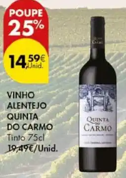 Pingo Doce Vinho alentejo quinta do carmo promoção