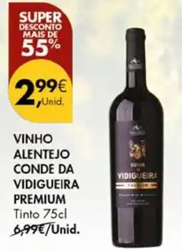 Pingo Doce Vinho alentejo conde da vidigueira premium tinto promoção