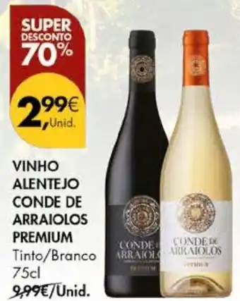 Pingo Doce Vinho alentejo conde de arraiolos premium promoção