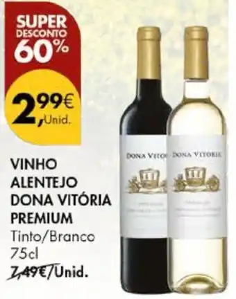 Pingo Doce Vinho alentejo dona vitória premium promoção