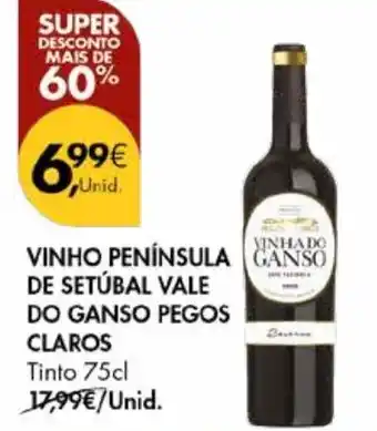 Pingo Doce Vinho península de setúbal vale do ganso pegos claros promoção