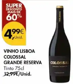 Pingo Doce Vinho lisboa colossal grande reserva promoção