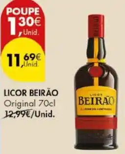 Pingo Doce Licor beirão original promoção