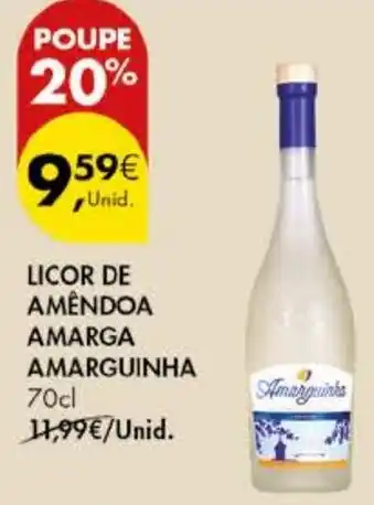 Pingo Doce Licor de amendoa amarga amarguinha promoção