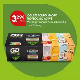 Pingo Doce Iogurte sólido magro proteico go active promoção