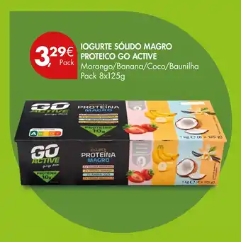 Pingo Doce Iogurte sólido magro proteico go active promoção