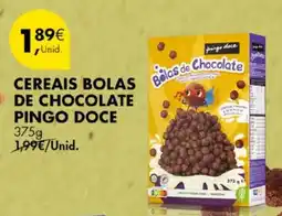 Pingo Doce Cereais bolas de chocolate pingo doce promoção