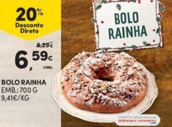 Continente Bolo Rainha 700g promoção