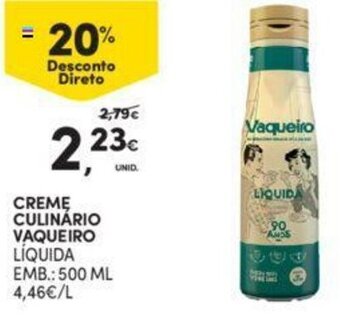 Creme Culinário Vaqueiro 500ml