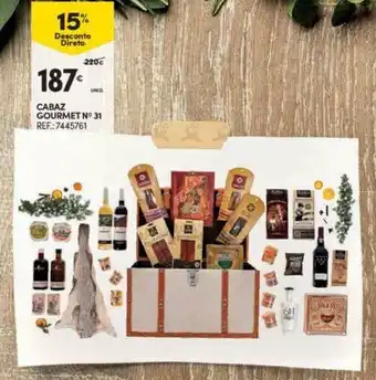 Continente Cabaz Gourmet N° 31 promoção