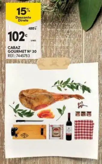 Continente Cabaz Gourmet N° 30 promoção