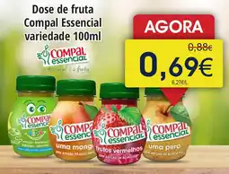 Froiz Dose de fruta Compal Essencial variedade promoção