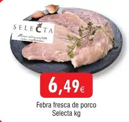 Froiz Febra fresca de porco Selecta promoção