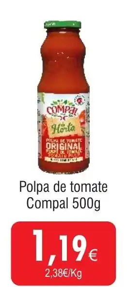 Froiz Polpa de tomate Compal promoção