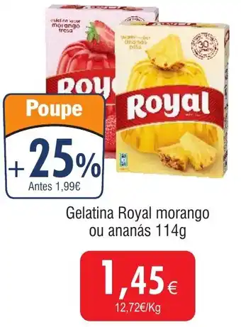 Froiz Gelatina Royal morango ou ananás promoção