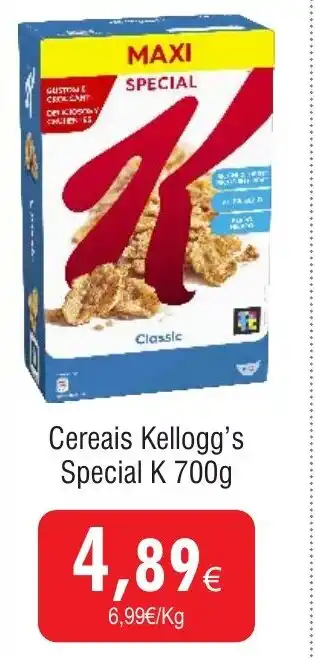 Froiz Cereais Kellogg's Special K promoção